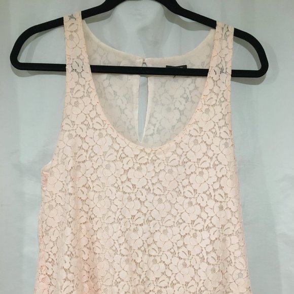 light pink lace tank top - Picture 1 of 3